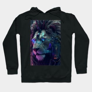 Cyberpunk Lion Hoodie